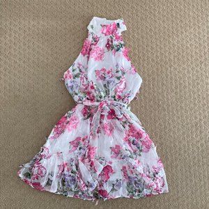 2/$16 SHEIN Floral Halter Dress - Size S (NWOT)